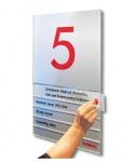 aluminium sign, office sign, door signs, room directory sign, sliding sign