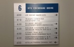 wayfinding signs, building directory sign,  interior directory sign