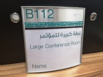 aluminium door sign, office sign, wall sign, directory sign, nameplate