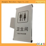 indoor aluminum wayfinding signs double sides