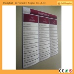 wayfinding sign, door sign, curved sign, office signs, wall sign, indoor sign, directory sign, aluminium sign, wall frames