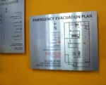 evacuation wayfinding signs